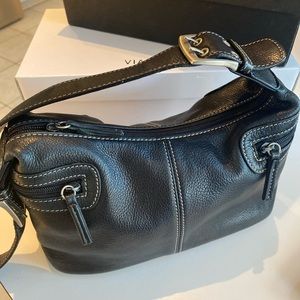Tignanello Small Leather Shoulder Bag. Used.